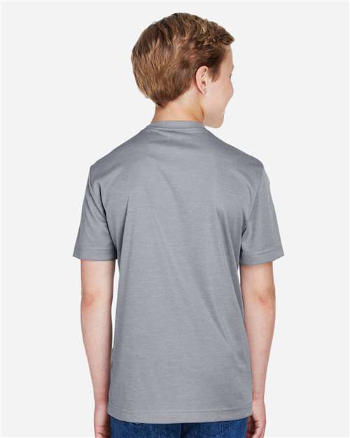 Team 365 Youth Sonic Heather Performance T-Shirt TT11HY