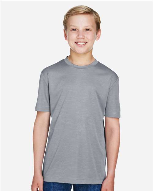 Team 365 Youth Sonic Heather Performance T-Shirt TT11HY