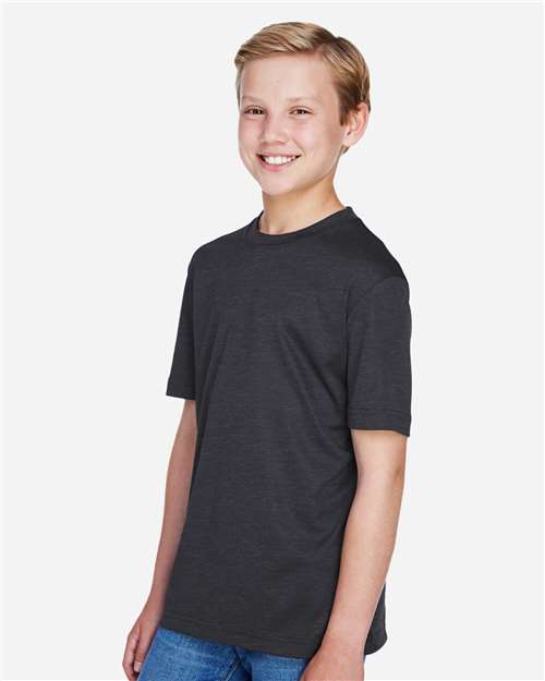Team 365 Youth Sonic Heather Performance T-Shirt TT11HY