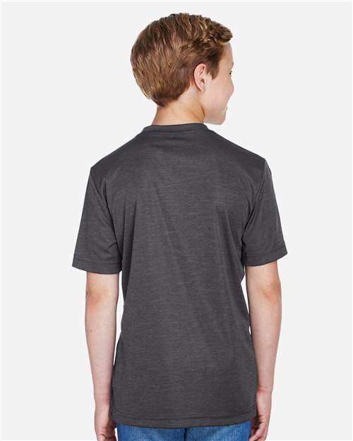 Team 365 Youth Sonic Heather Performance T-Shirt TT11HY