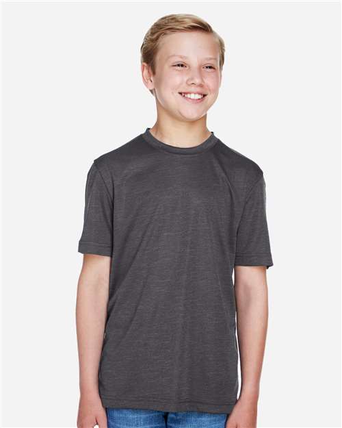Team 365 Youth Sonic Heather Performance T-Shirt TT11HY