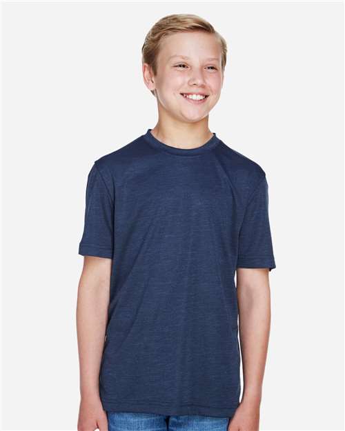 Team 365 Youth Sonic Heather Performance T-Shirt TT11HY
