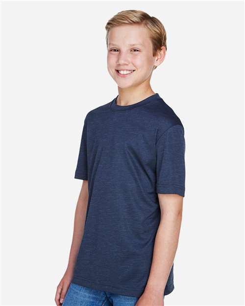 Team 365 Youth Sonic Heather Performance T-Shirt TT11HY
