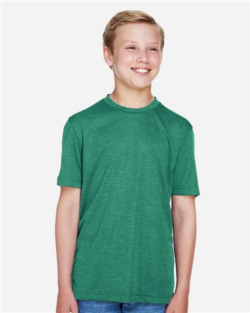 Team 365 Youth Sonic Heather Performance T-Shirt TT11HY