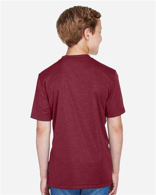 Team 365 Youth Sonic Heather Performance T-Shirt TT11HY