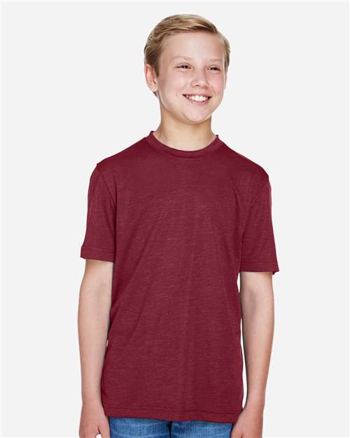 Team 365 Youth Sonic Heather Performance T-Shirt TT11HY