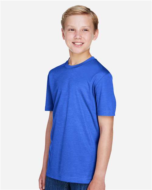 Team 365 Youth Sonic Heather Performance T-Shirt TT11HY