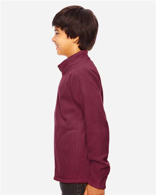 Team 365 Youth Campus Microfleece Jacket TT90Y
