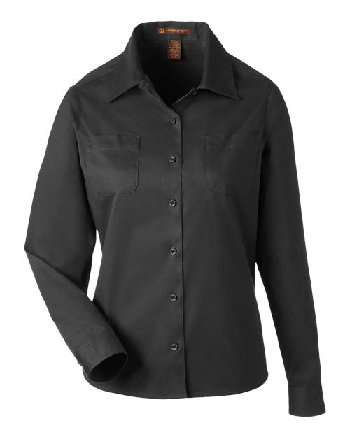 Harriton Women's Advantage IL Workshirt M585LW