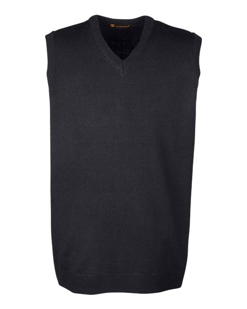 Harriton Men's Pilbloc™ V-Neck Sweater Vest M415
