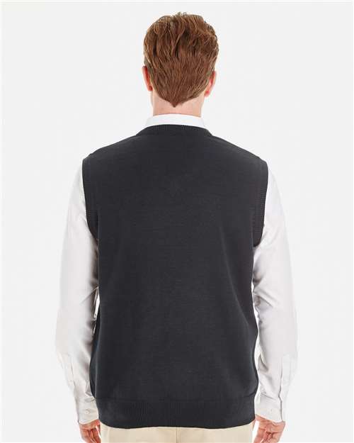 Harriton Men's Pilbloc™ V-Neck Sweater Vest M415
