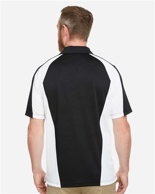 Harriton Men's Advantage Snag Protection Plus IL Colorblock Polo M385