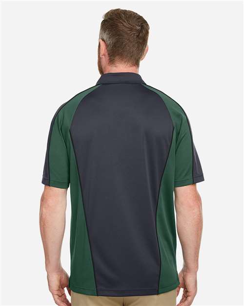 Harriton Men's Advantage Snag Protection Plus IL Colorblock Polo M385