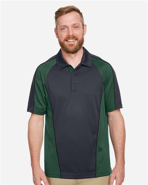 Harriton Men's Advantage Snag Protection Plus IL Colorblock Polo M385