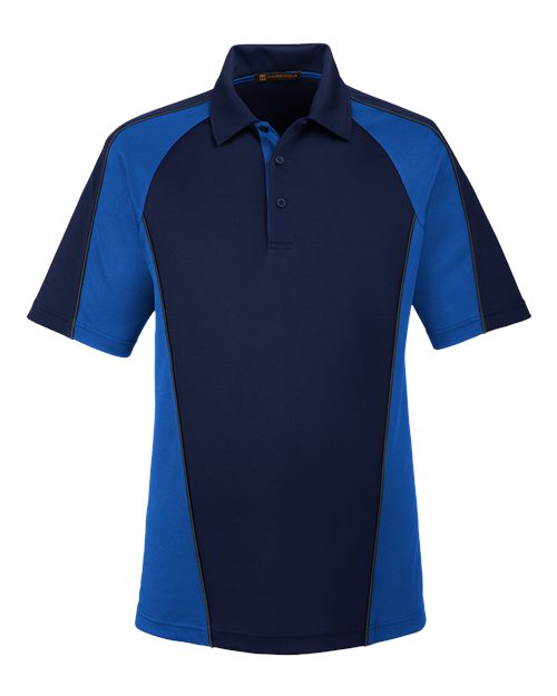 Harriton Men's Advantage Snag Protection Plus IL Colorblock Polo M385