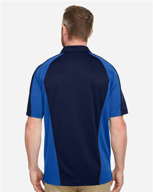 Harriton Men's Advantage Snag Protection Plus IL Colorblock Polo M385