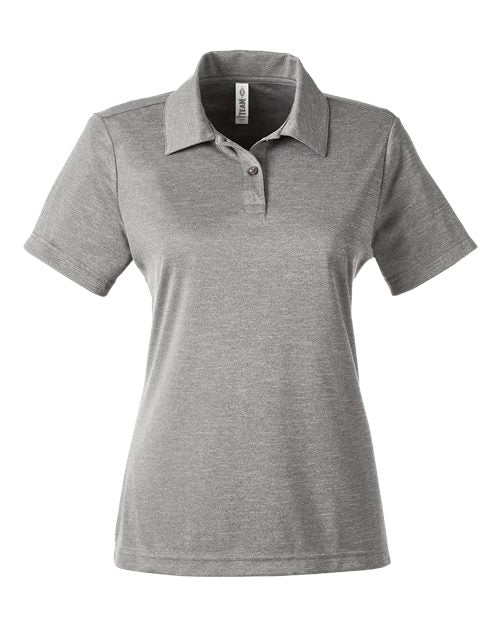 Team 365 Women's Zone Sonic Heather Performance Polo TT51HW