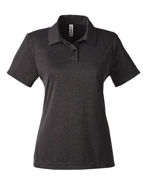 Team 365 Women's Zone Sonic Heather Performance Polo TT51HW