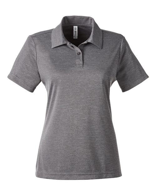 Team 365 Women's Zone Sonic Heather Performance Polo TT51HW