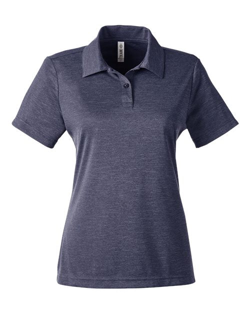 Team 365 Women's Zone Sonic Heather Performance Polo TT51HW