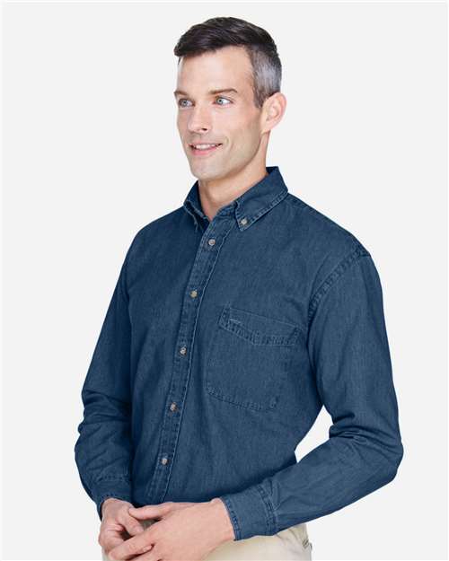 Harriton Men's Denim Shirt M550