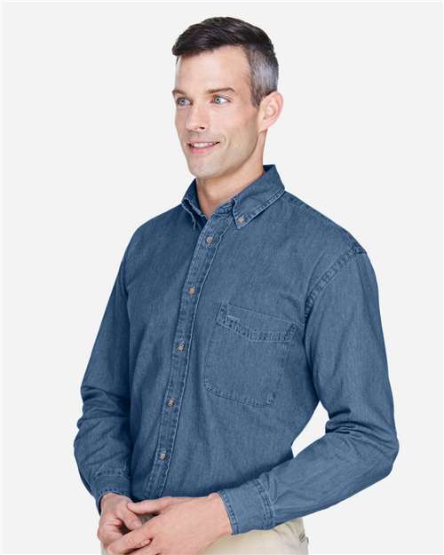 Harriton Men's Denim Shirt M550
