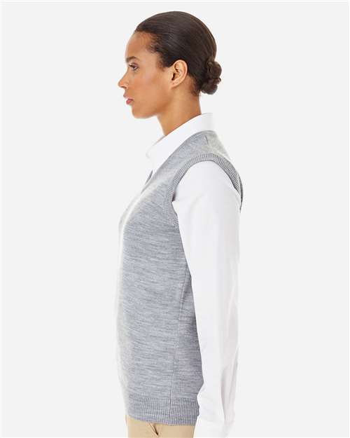 Harriton Women's Pilbloc™ V-Neck Sweater Vest M415W