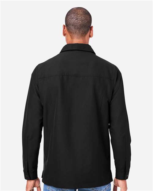 Harriton Unisex Flex Twill Overshirt Jacket M72