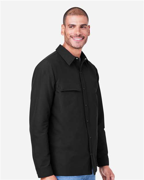 Harriton Unisex Flex Twill Overshirt Jacket M72