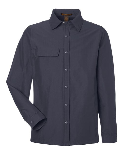 Harriton Unisex Flex Twill Overshirt Jacket M72