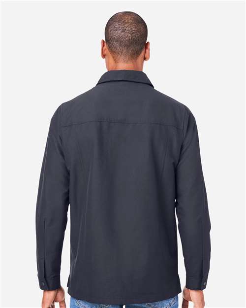 Harriton Unisex Flex Twill Overshirt Jacket M72