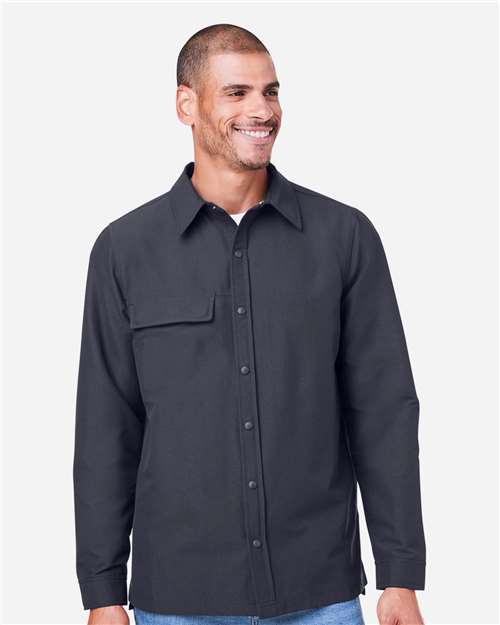 Harriton Unisex Flex Twill Overshirt Jacket M72