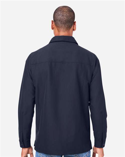 Harriton Unisex Flex Twill Overshirt Jacket M72