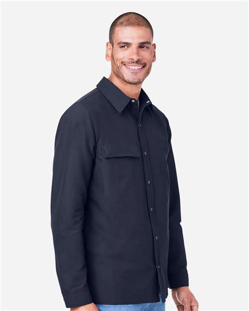Harriton Unisex Flex Twill Overshirt Jacket M72