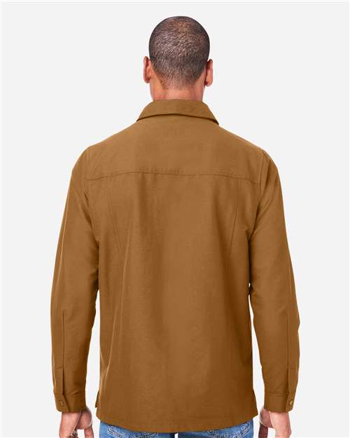 Harriton Unisex Flex Twill Overshirt Jacket M72