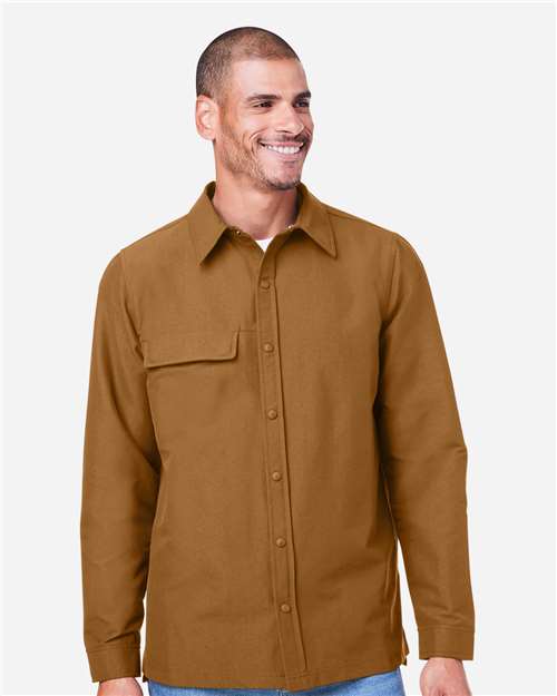 Harriton Unisex Flex Twill Overshirt Jacket M72