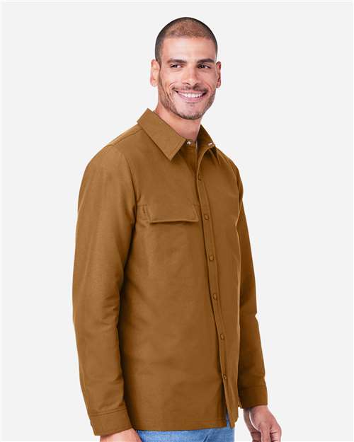 Harriton Unisex Flex Twill Overshirt Jacket M72