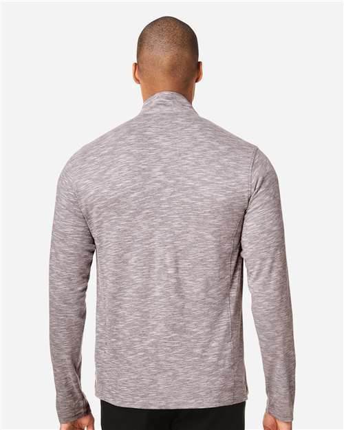 North End Men's Eclipse Jacquard Quarter-Zip Pullover NE415