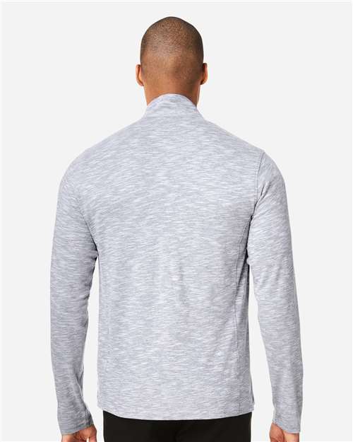 North End Men's Eclipse Jacquard Quarter-Zip Pullover NE415