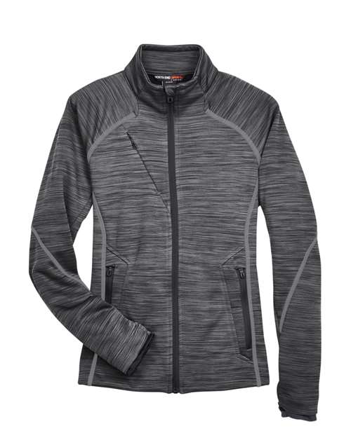 North End Women's Flux Mélange Bonded Fleece Jacket 78697