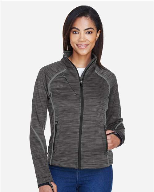 North End Women's Flux Mélange Bonded Fleece Jacket 78697