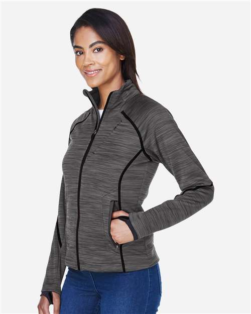 North End Women's Flux Mélange Bonded Fleece Jacket 78697