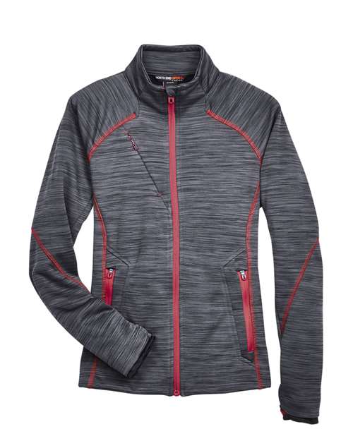 North End Women's Flux Mélange Bonded Fleece Jacket 78697