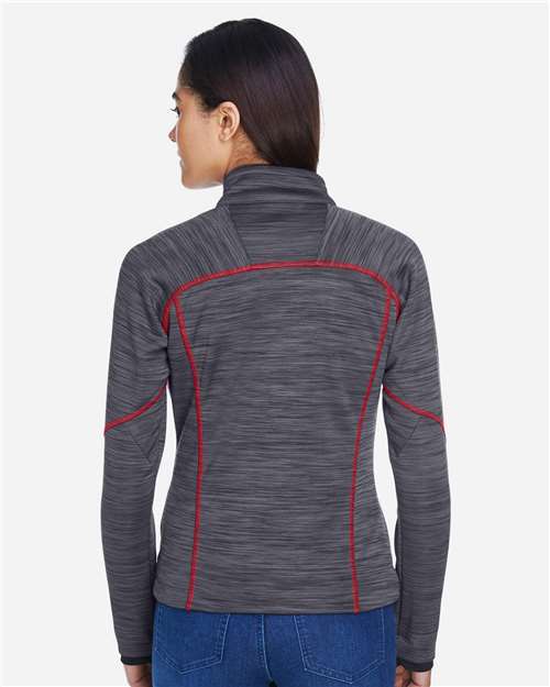 North End Women's Flux Mélange Bonded Fleece Jacket 78697