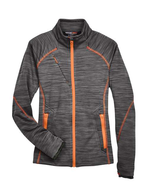 North End Women's Flux Mélange Bonded Fleece Jacket 78697