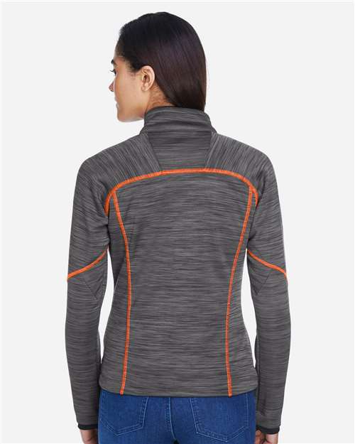 North End Women's Flux Mélange Bonded Fleece Jacket 78697