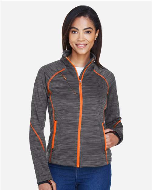 North End Women's Flux Mélange Bonded Fleece Jacket 78697