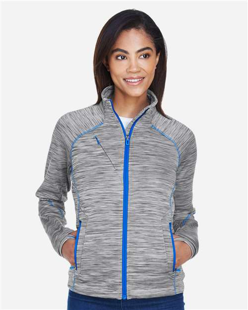 North End Women's Flux Mélange Bonded Fleece Jacket 78697
