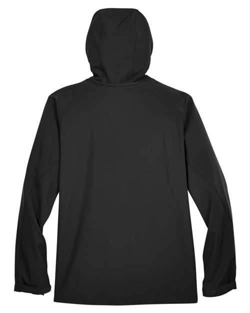 North End Men's Prospect Two-Layer Fleece Bonded Soft Shell Hooded Jacket 88166