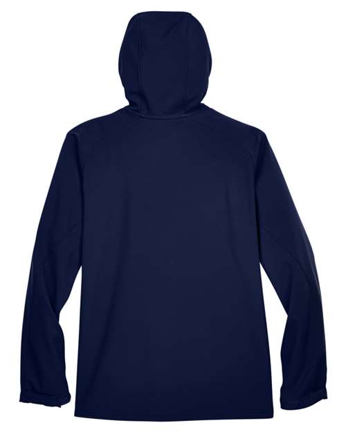 North End Men's Prospect Two-Layer Fleece Bonded Soft Shell Hooded Jacket 88166
